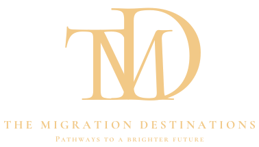 The Migration Destinations Footer Logo